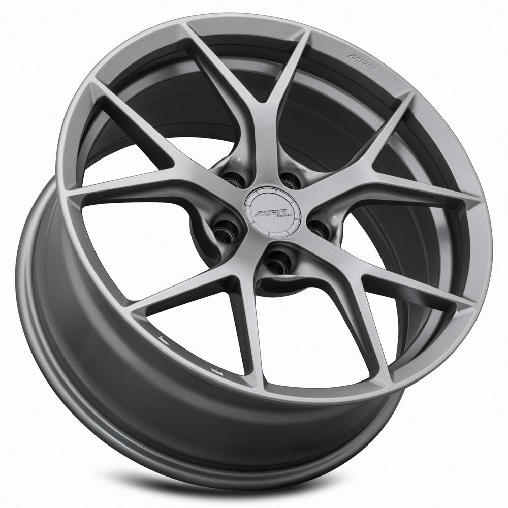 MRR FS6 Matte Gun Metal 19x8.5 +35 5x108mm 73.1mm - Wheelwiz