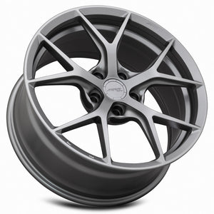 MRR FS6 Matte Gun Metal 19x8.5 +35 5x108mm 73.1mm - Wheelwiz