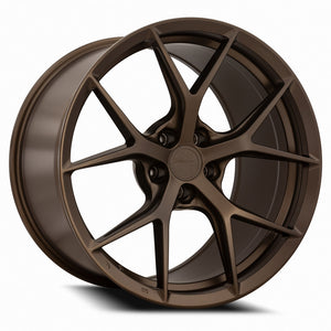 MRR FS6 Matte Bronze 20x9 +25 5x112mm 66.6mm