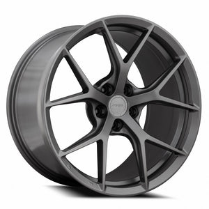 MRR FS6 Matte Gun Metal 20x11 +35 5x112mm 66.6mm - Wheelwiz