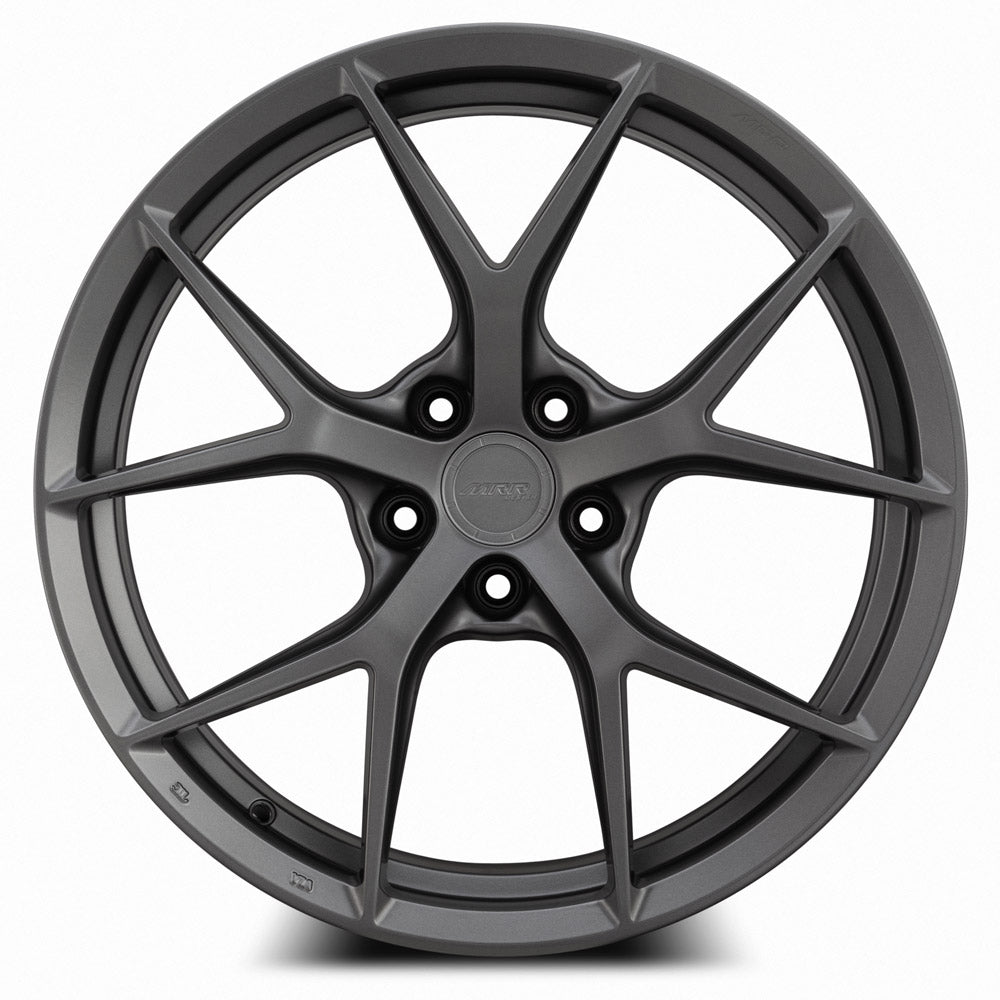 MRR FS6 Matte Gun Metal 20x11 +48 5x120mm 67.1mm - Wheelwiz