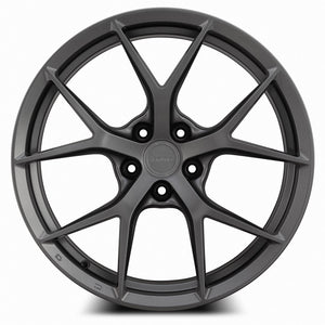 MRR FS6 Matte Gun Metal 20x11 +20 5x114.3mm 73.1mm - Wheelwiz