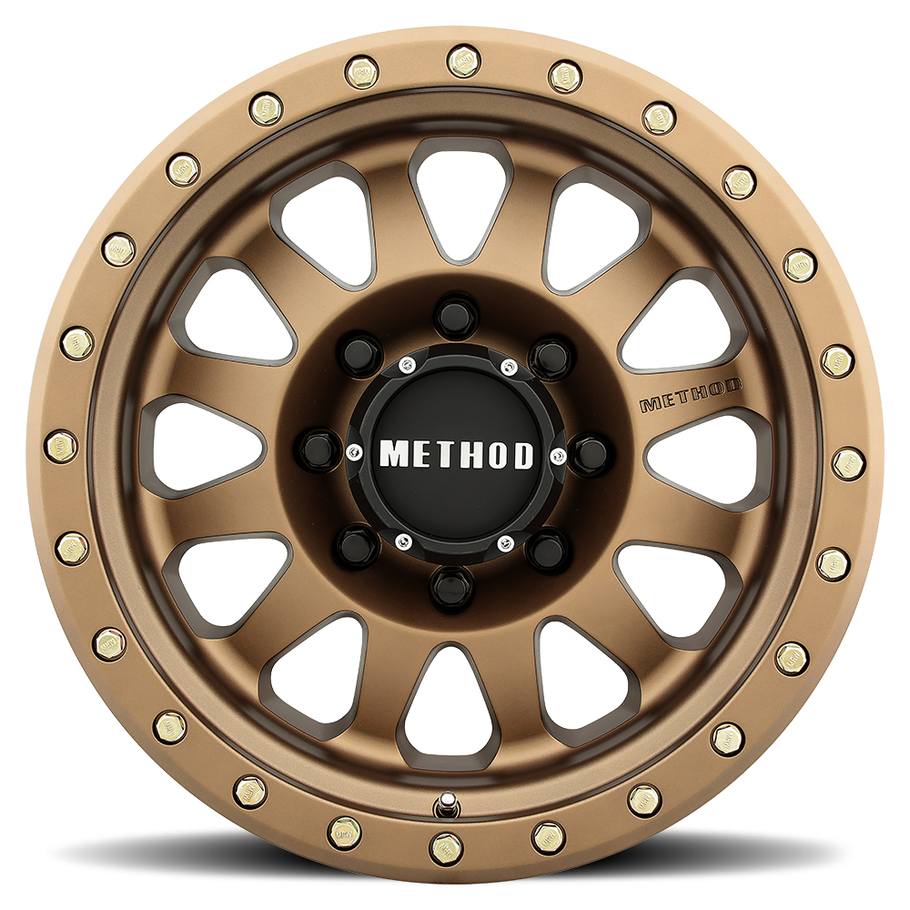 Method Race Wheels MR304 Double Standard METHOD BRONZE 17x8.5 0 8x170mm 130.81mm - WheelWiz