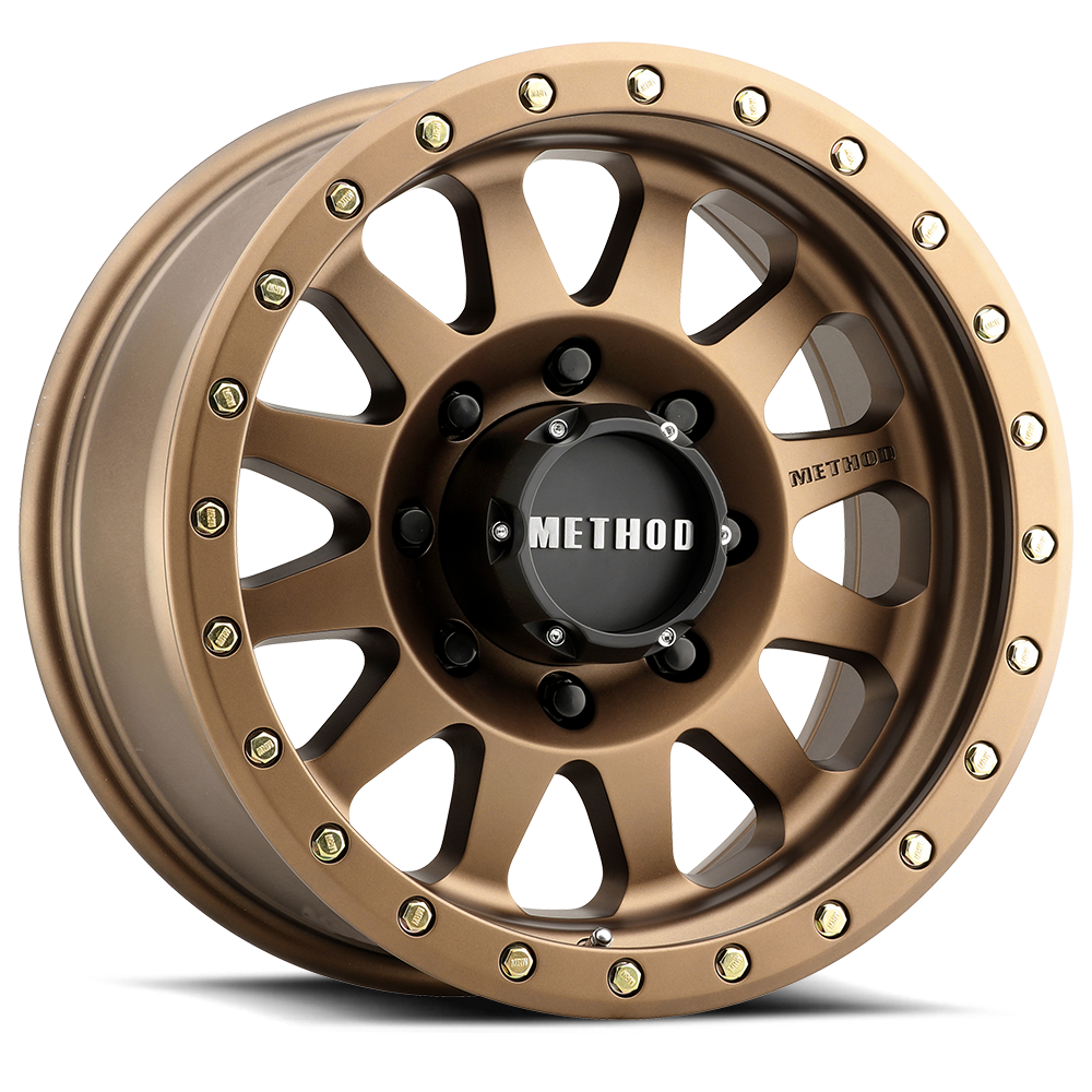 Method Race Wheels MR304 Double Standard METHOD BRONZE 17x8.5 0 8x170mm 130.81mm - WheelWiz