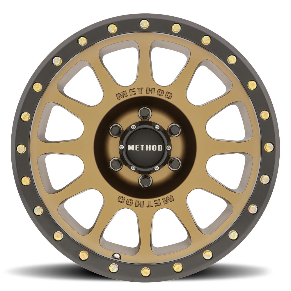 Method Race Wheels MR305 NV METHOD BRONZE - MATTE BLACK LIP 20x9 +18 6x135mm 94mm - WheelWiz