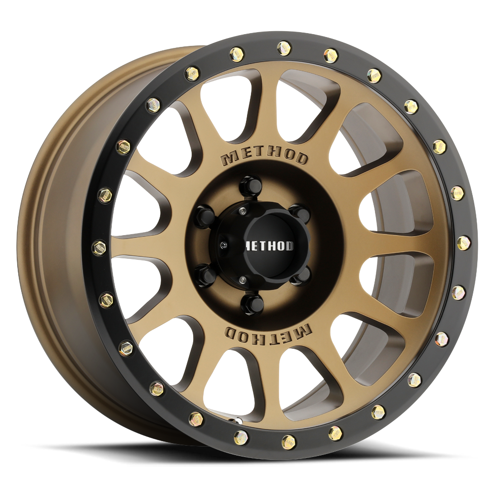 Method Race Wheels MR305 NV METHOD BRONZE - MATTE BLACK LIP 20x9 +18 6x135mm 94mm - WheelWiz