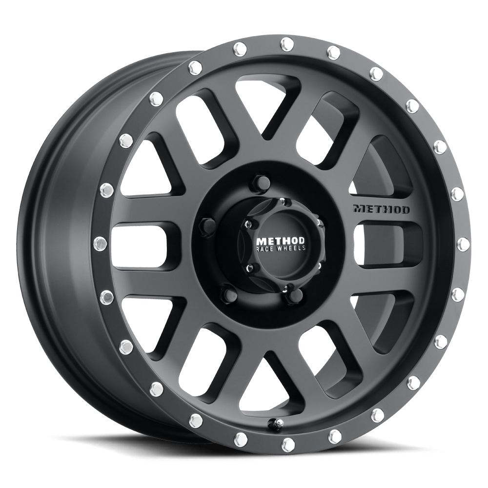 Method Race Wheels MR306 Mesh MATTE BLACK 17x8.5 0 5x139.7mm 108mm - WheelWiz