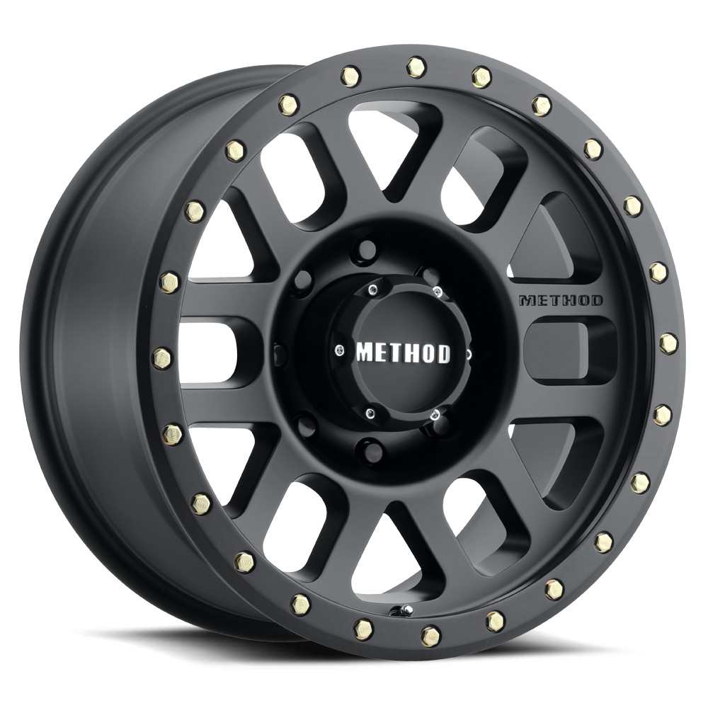 Method Race Wheels MR309 Grid MATTE BLACK 18x9 0 8x180mm 130.81mm - WheelWiz