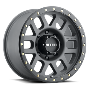 Method Race Wheels MR309 Grid TITANIUM - MATTE BLACK LIP 18x9 +18 8x170mm 130.81mm - WheelWiz