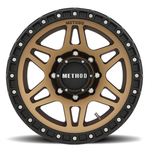 Method Race Wheels MR312 METHOD BRONZE - MATTE BLACK LIP 18x9 +18 8x165.1mm 130.81mm - WheelWiz
