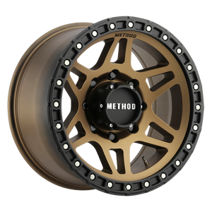 Method Race Wheels MR312 METHOD BRONZE - MATTE BLACK LIP 18x9 +18 8x165.1mm 130.81mm - WheelWiz