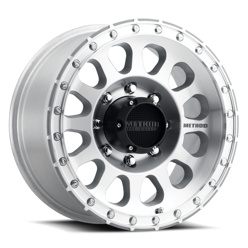 Method Race Wheels MR315 MACHINED - CLEAR COAT 20x10 -18 8x170mm 130.81mm - WheelWiz