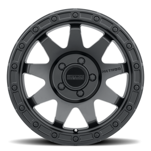Method Race Wheels MR317 MATTE BLACK 17x9 -12 5x127mm 71.5mm - WheelWiz