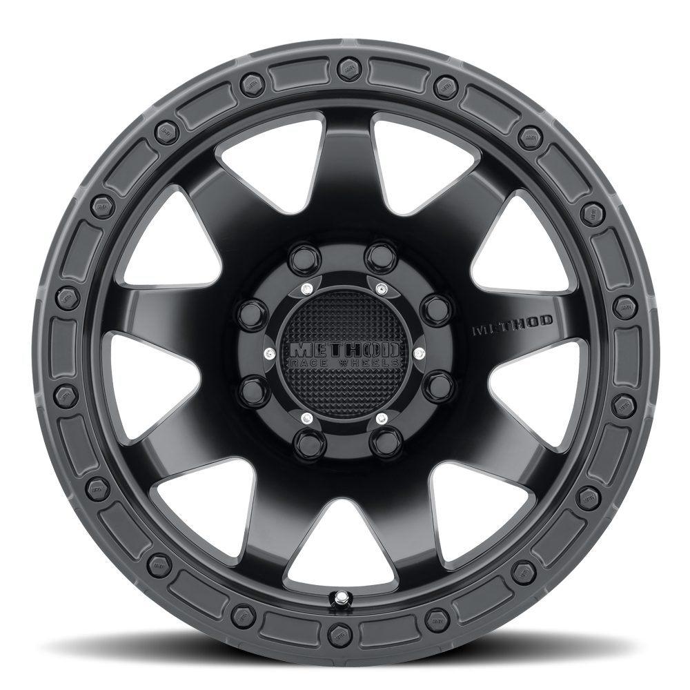 Method Race Wheels MR317 MATTE BLACK 17x8.5 0 8x165.1mm 130.81mm - WheelWiz