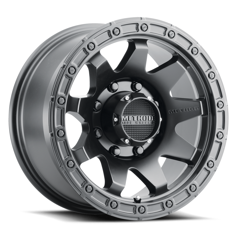 Method Race Wheels MR317 MATTE BLACK 17x8.5 0 8x165.1mm 130.81mm - WheelWiz