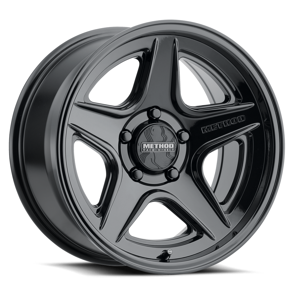 Method Race Wheels MR319 GLOSS BLACK 17x9 -12 5x127mm 71.5mm - WheelWiz