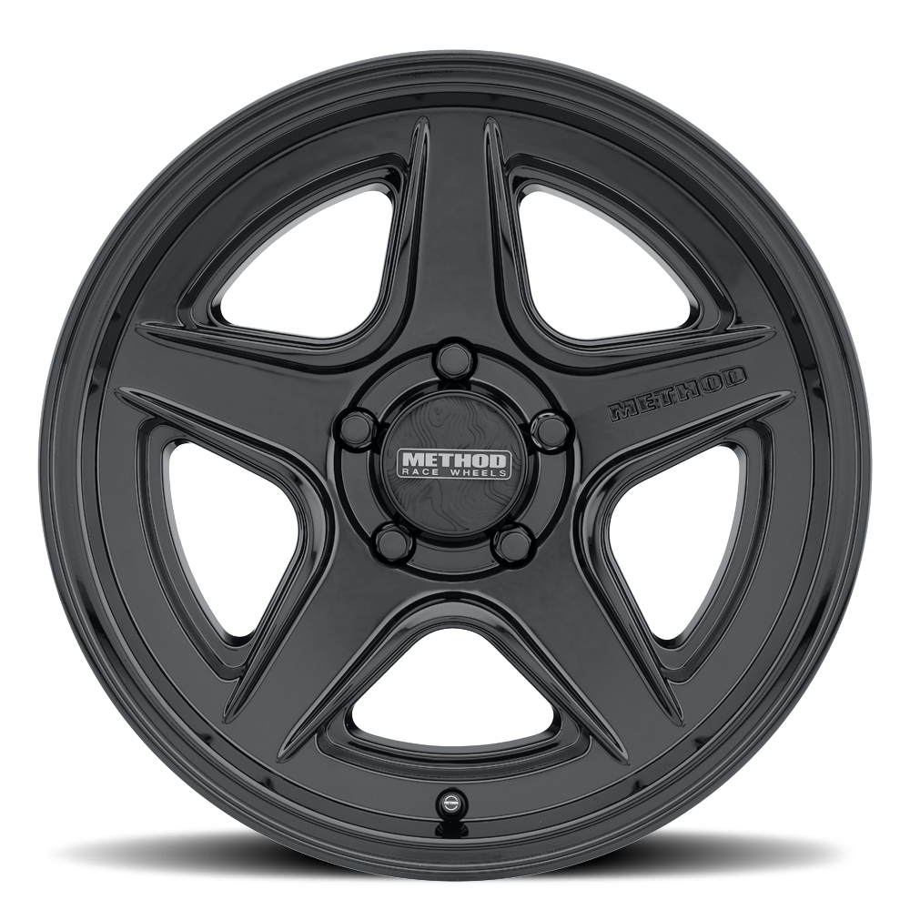 Method Race Wheels MR319 GLOSS BLACK 17x9 -12 5x114.3mm 83mm - WheelWiz