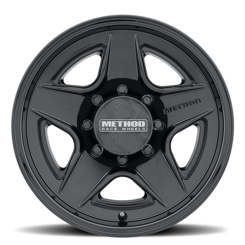 Method Race Wheels MR319 GLOSS BLACK 20x9 +18 8x180mm 130.81mm - WheelWiz