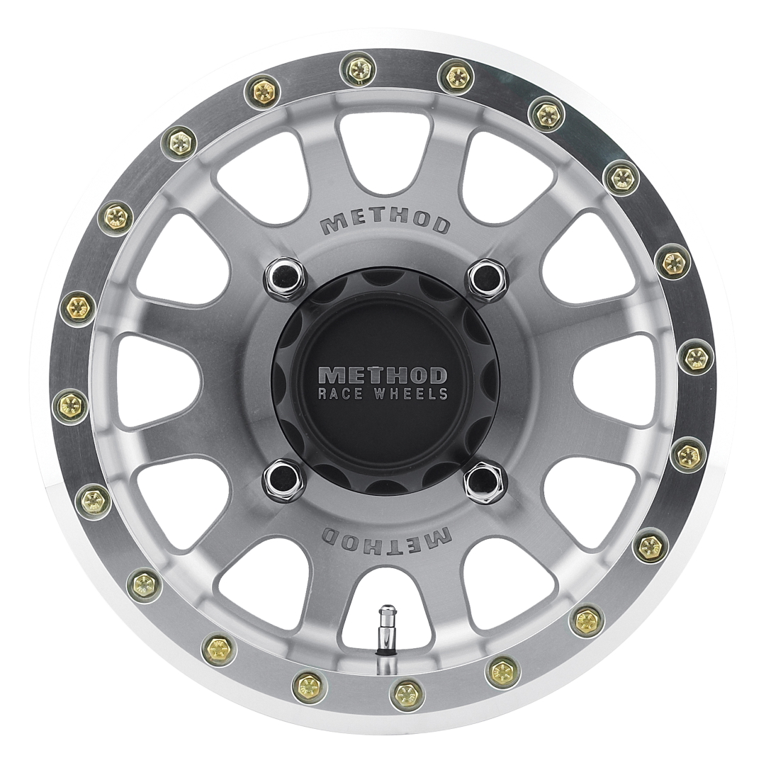 Method Race Wheels MR401 UTV Beadlock TITANIUM - MATTE BLACK RING 14x7 +13 4x136mm 106mm - WheelWiz