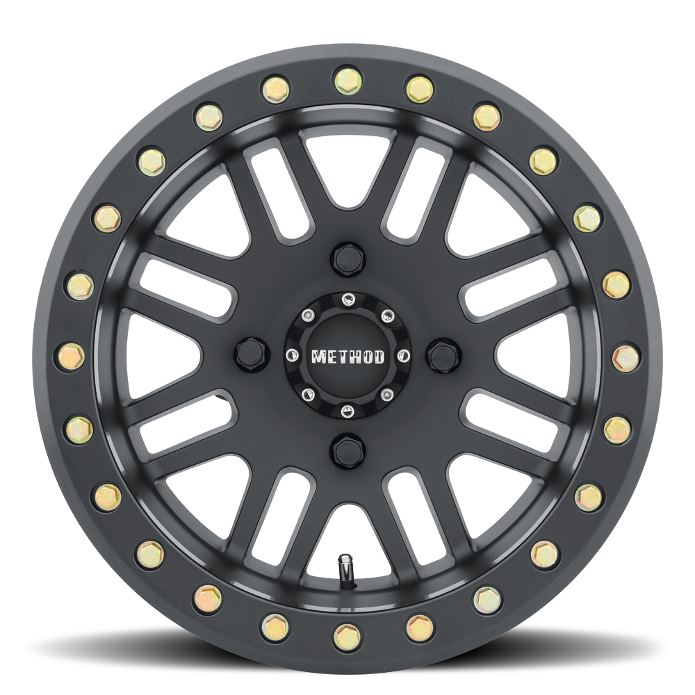 Method Race Wheels MR406 UTV Beadlock MATTE BLACK 14x8 0 4x136mm 106mm - WheelWiz