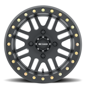 Method Race Wheels MR406 UTV Beadlock MATTE BLACK 14x8 0 4x136mm 106mm - WheelWiz