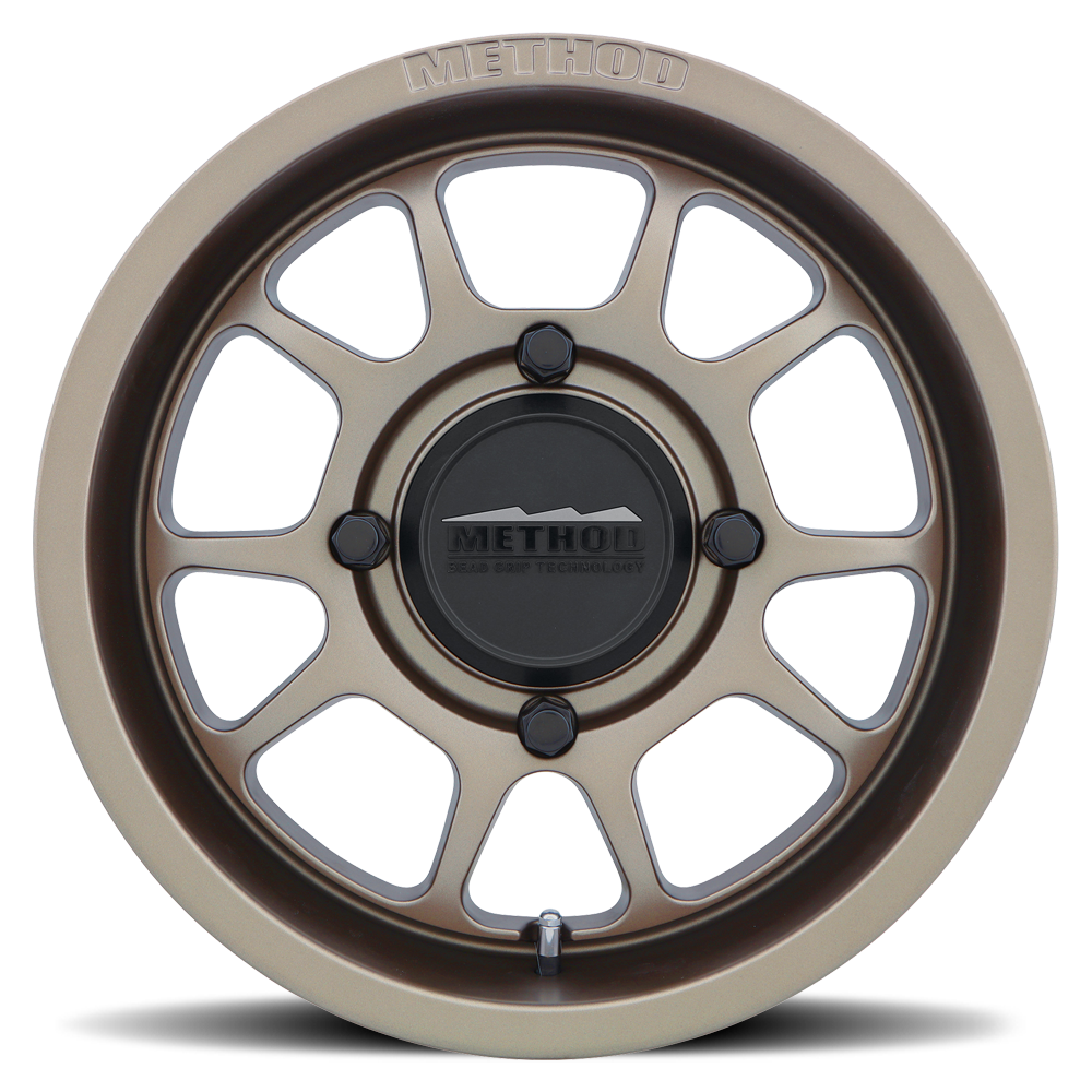 Method Race Wheels MR409 Bead Grip STEEL GREY 15x10 0 4x136mm 106.25mm - WheelWiz