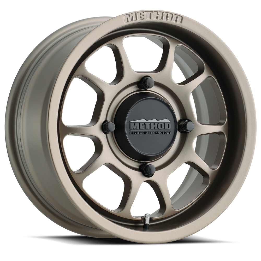 Method Race Wheels MR409 Bead Grip STEEL GREY 15x10 0 4x136mm 106.25mm - WheelWiz