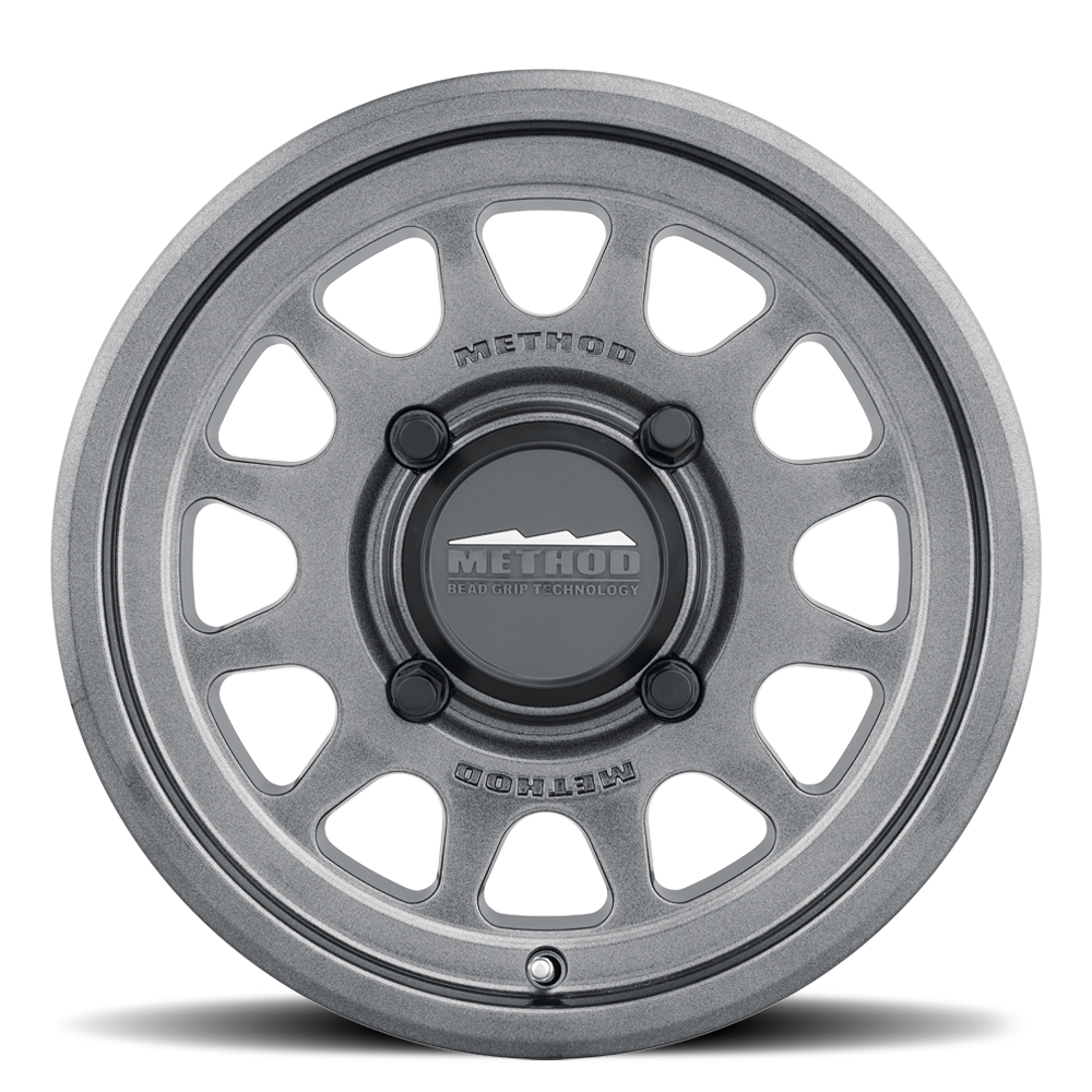 Method Race Wheels MR414 Bead Grip GRAPHITE 15x7 +13 4x136mm 106mm