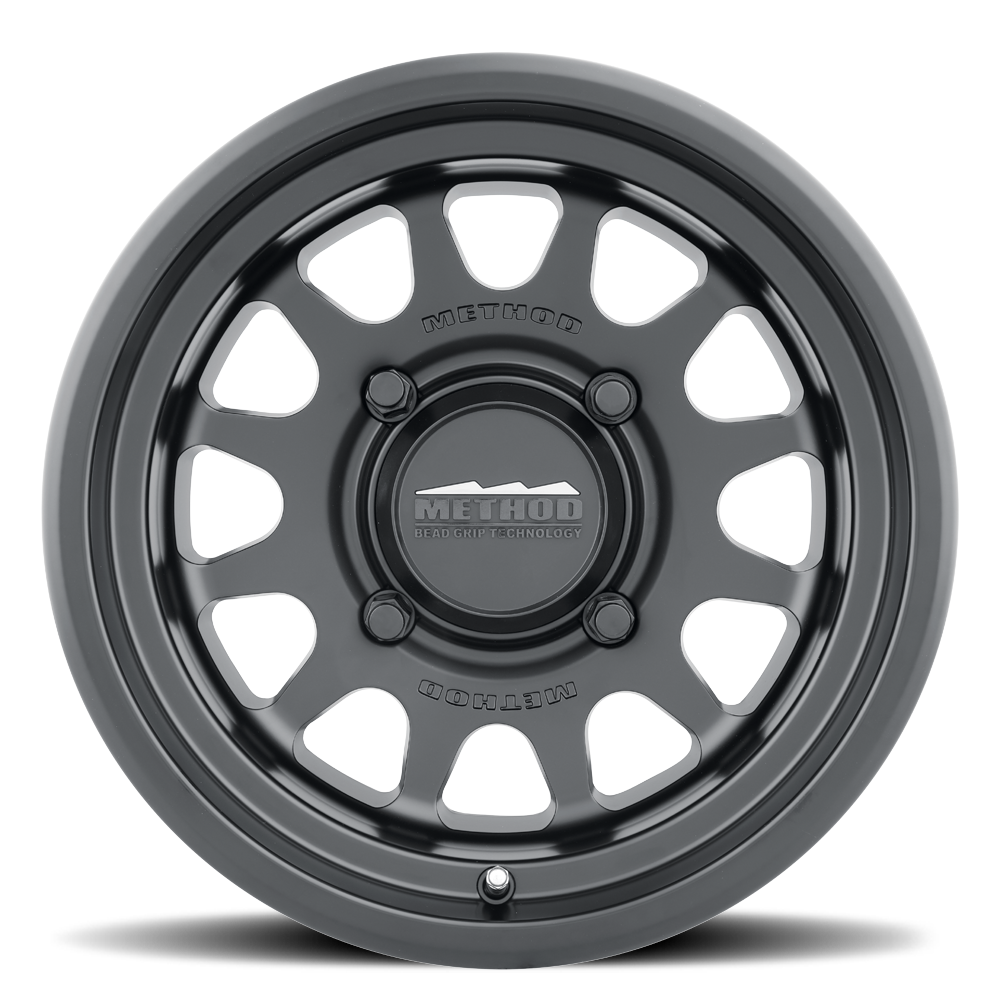 Method Race Wheels MR414 Bead Grip MATTE BLACK 14x7 +13 4x136mm 106mm