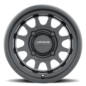 Method Race Wheels MR414 Bead Grip MATTE BLACK 14x7 +13 4x136mm 106mm