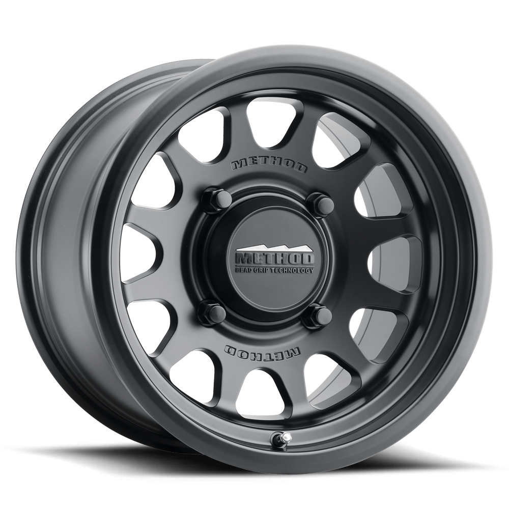 Method Race Wheels MR414 Bead Grip MATTE BLACK 14x7 +13 4x136mm 106mm