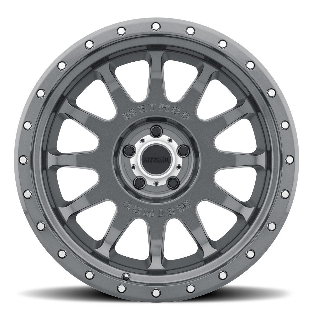 Method Race Wheels MR605 NV GLOSS TITANIUM 20x10 -24 5x127mm 71.5mm - WheelWiz