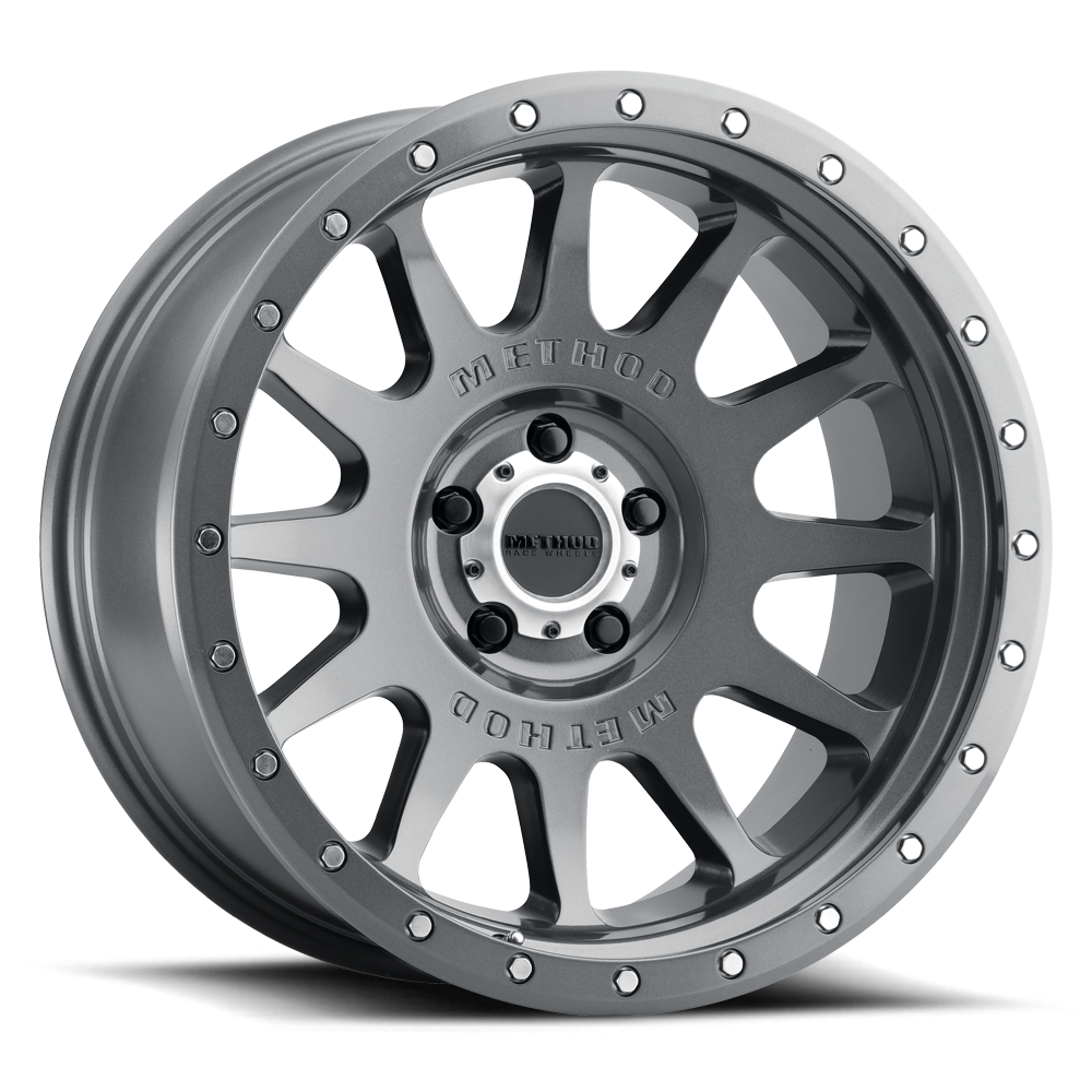 Method Race Wheels MR605 NV GLOSS TITANIUM 20x10 -24 5x127mm 71.5mm - WheelWiz