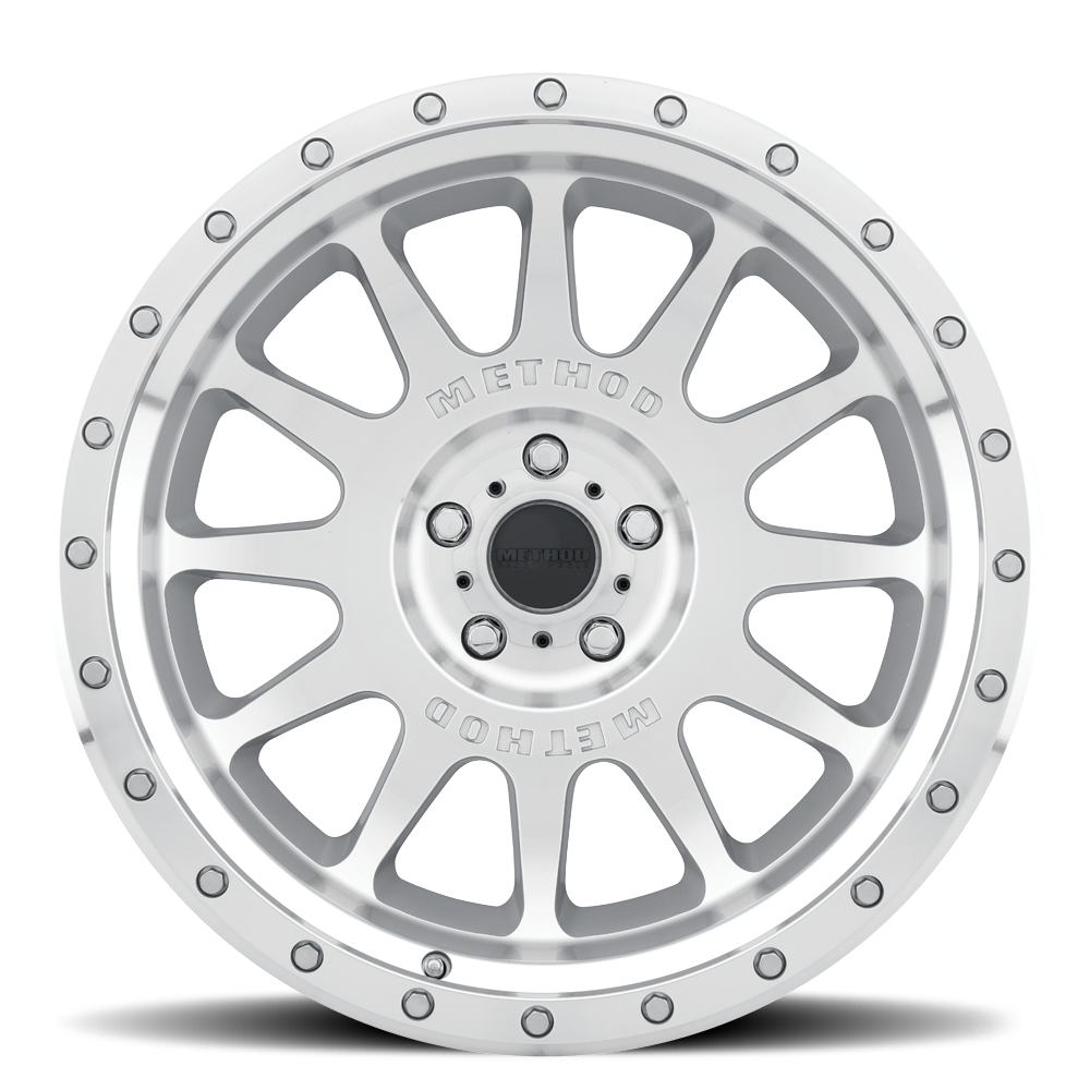 Method Race Wheels MR605 NV MACHINED - CLEAR COAT 20x10 -24 5x127mm 71.5mm - WheelWiz