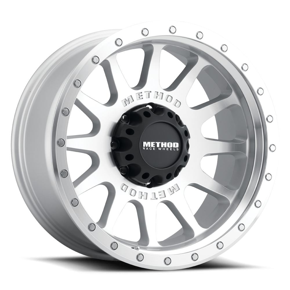 Method Race Wheels MR605 NV MACHINED - CLEAR COAT 20x10 -24 8x165.1mm 121.3mm - WheelWiz