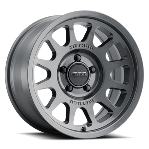 Method Race Wheels MR703 Bead Grip GLOSS TITANIUM 17x8.5 0 5x150mm 110.5mm - WheelWiz