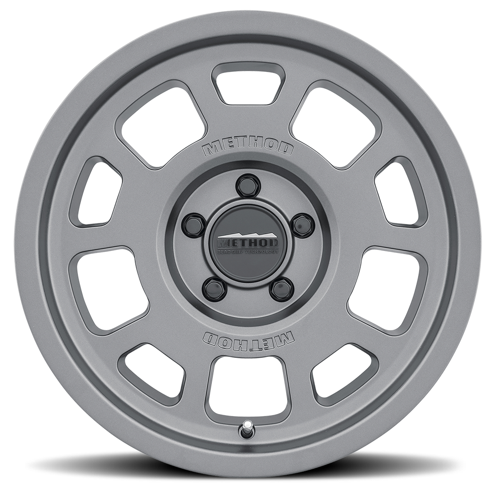 Method Race Wheels MR705 Bead Grip TITANIUM 17x8.5 0 5x127mm 71.5mm