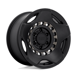 Black Rhino MUZZLE Matte Black W/ Mach Tint Ring 20x9 -18 5x127mm 71.5mm - Wheelwiz