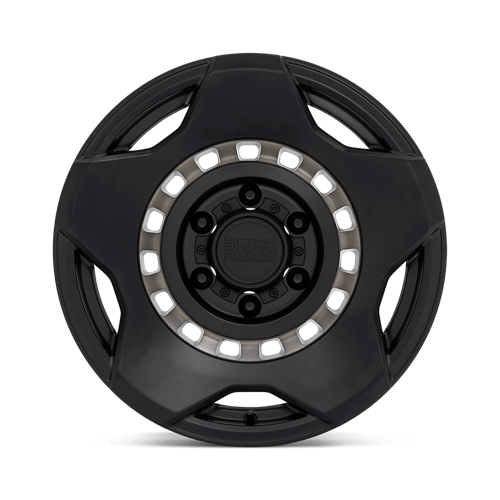 Black Rhino MUZZLE Matte Black W/ Mach Tint Ring 20x9 -18 6x139.7mm 112.1mm - Wheelwiz