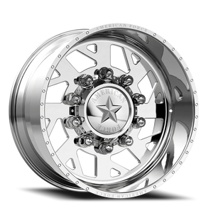 American Force 6D04 Man O'War SD Polished 24x12 -40 8x165.1mm 117mm - Wheelwiz