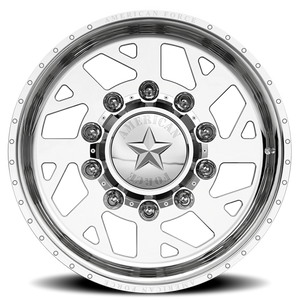 American Force 6D04 Man O'War SD Polished 26x12 -40 8x165.1mm 122mm - Wheelwiz