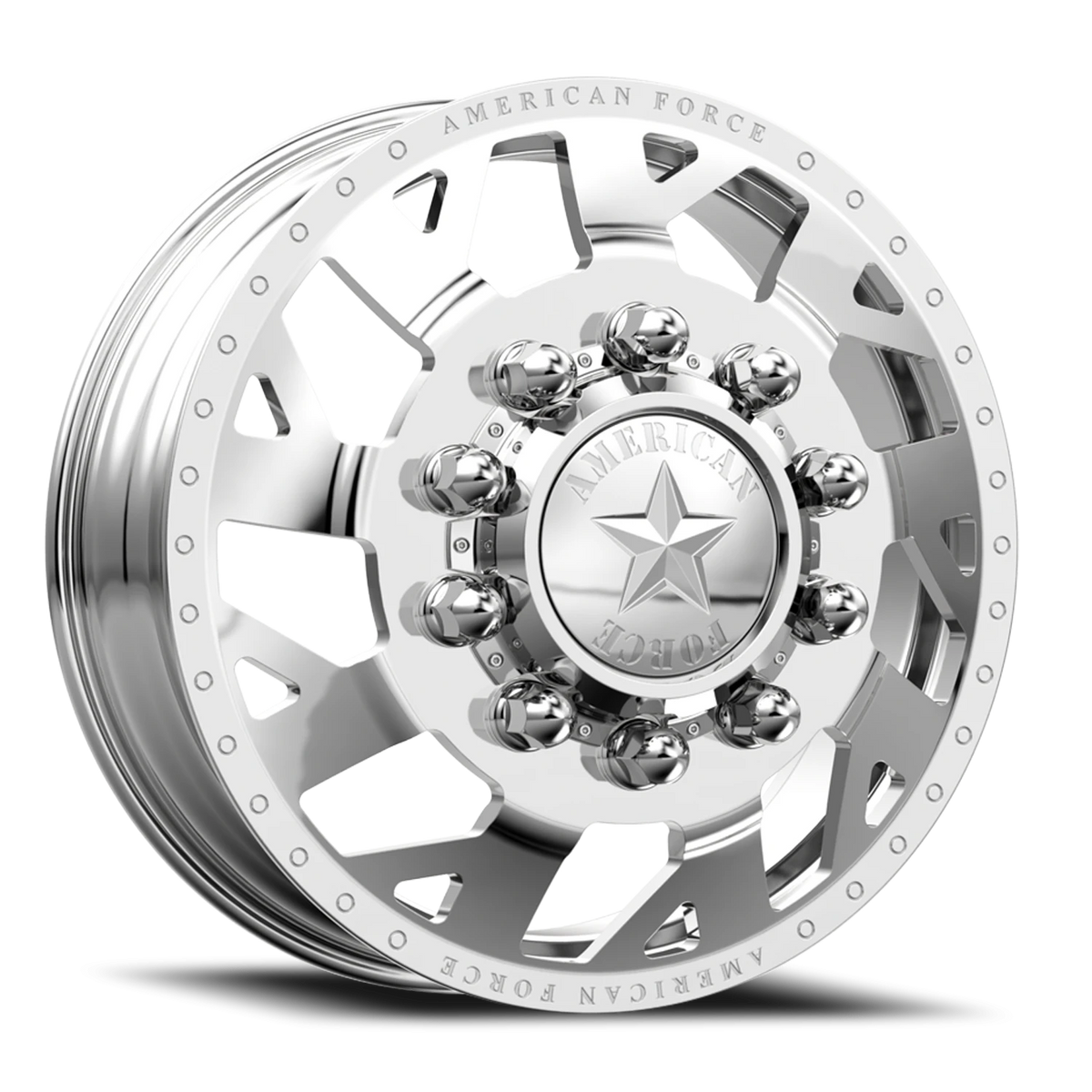 American Force D04 Man O'War DRW Polished 26x8.25 +152 8x170mm 125mm - Wheelwiz