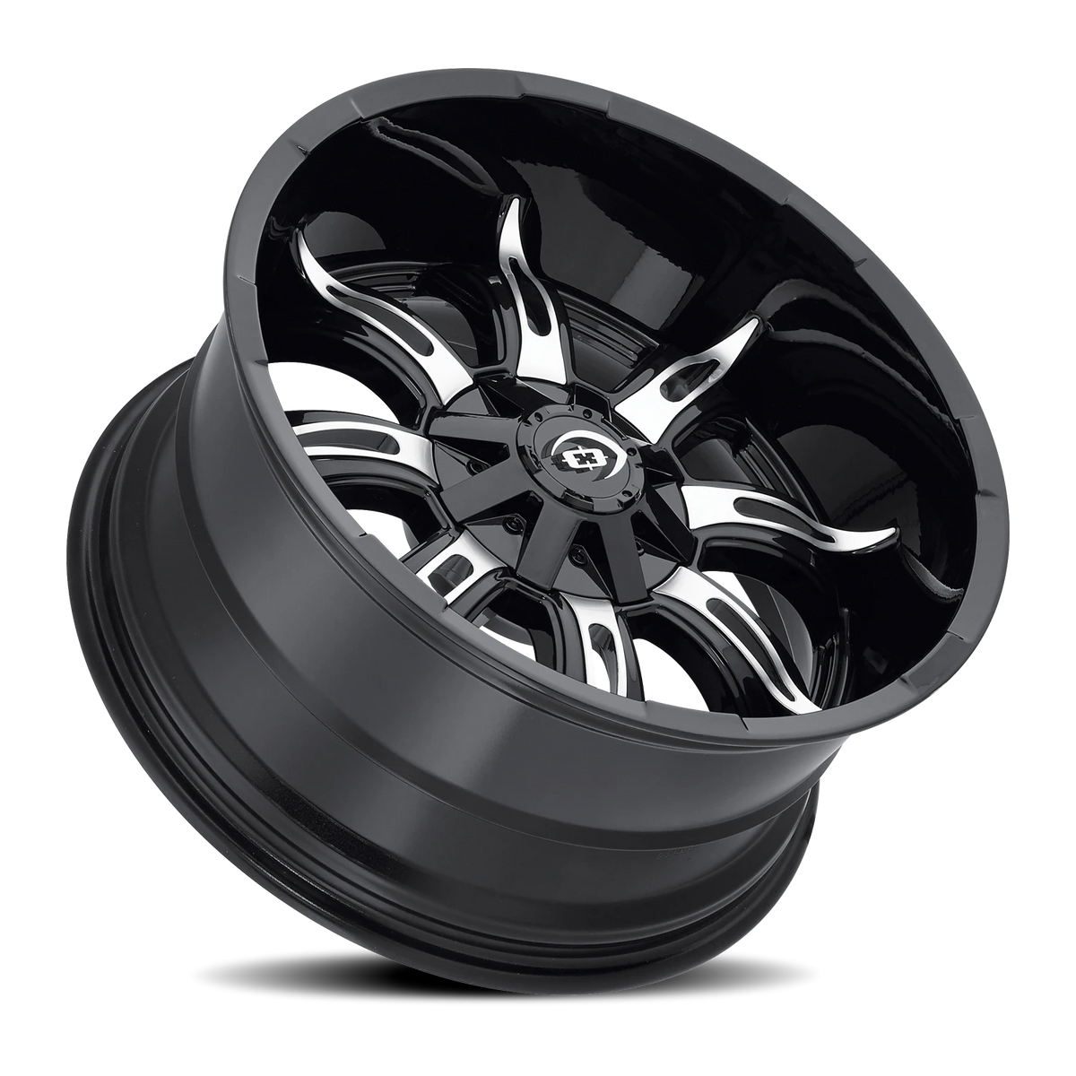 Vision Wheel 423 Gloss Black Machined Face 17x9 +12 6x135mm 87.1mm - Wheelwiz