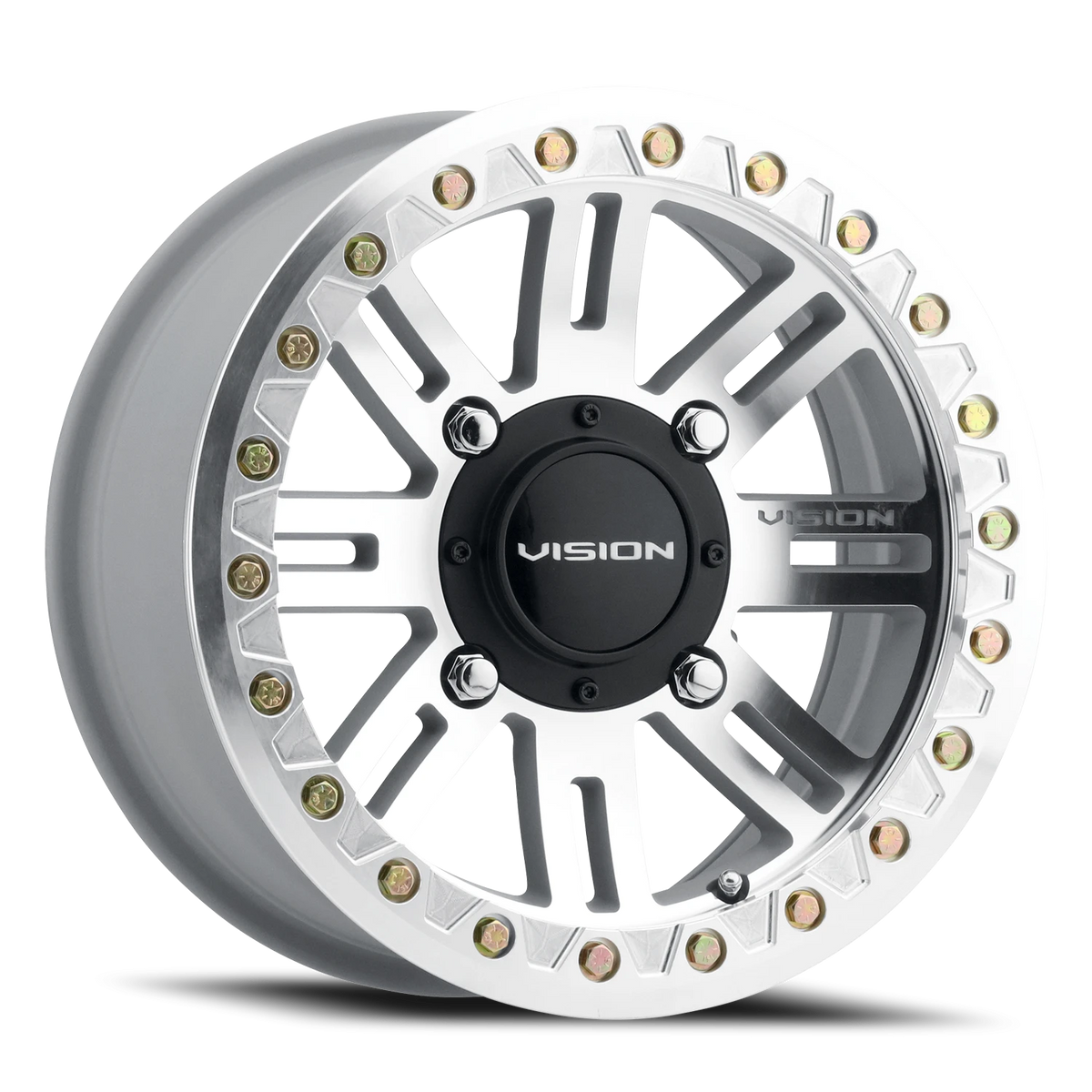 Vision Wheel 356 Machined 14x7 +13 4x156mm 131.1mm - Wheelwiz