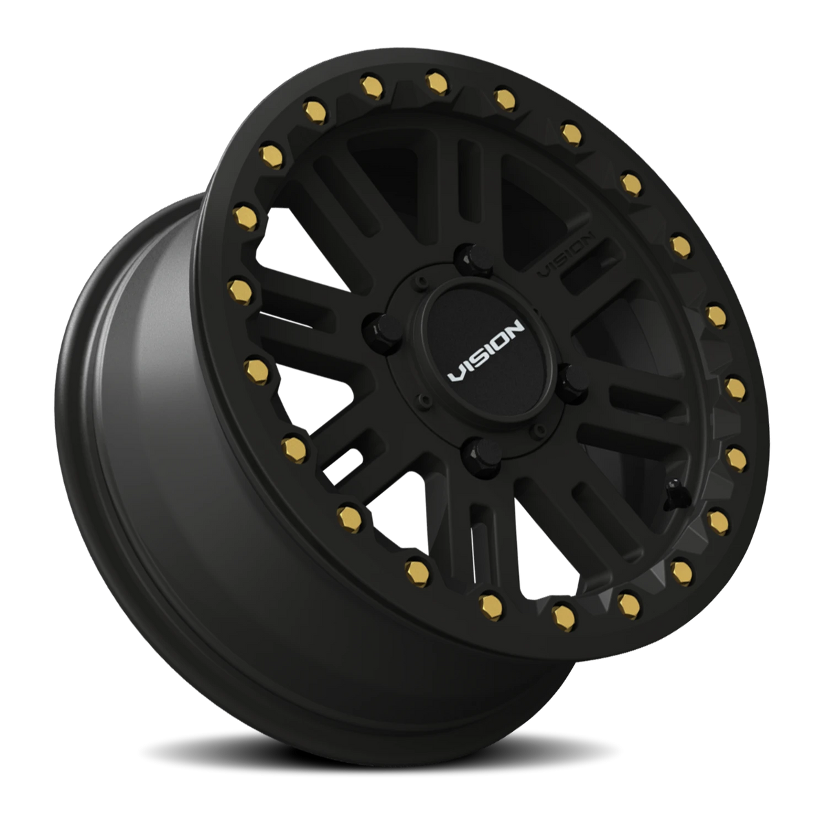 Vision Wheel 356 Satin Black 15x7 +38 4x136mm 115mm - Wheelwiz