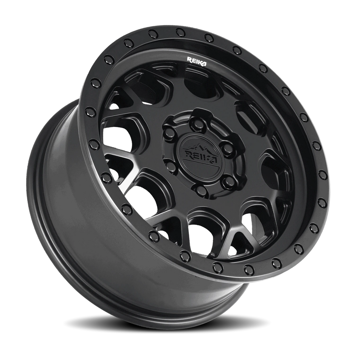 Reika R45 Satin Black 17x8 +35 6x130mm 84.1mm - Wheelwiz