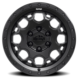 Reika R45 Satin Black 16x8 +72 6x180mm 138.9mm - Wheelwiz