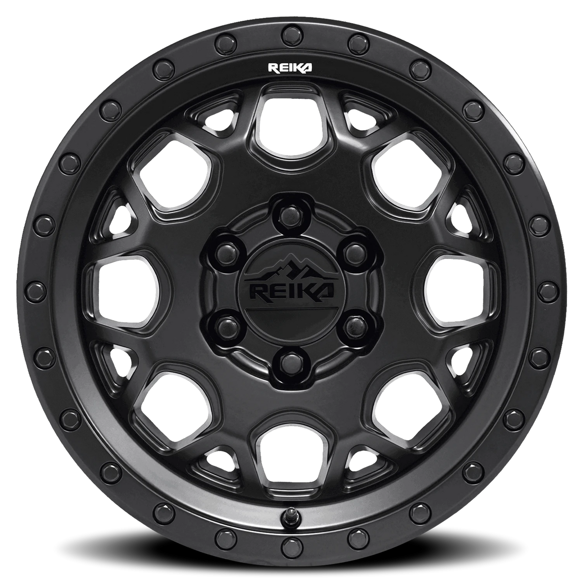 Reika R45 Satin Black 17x8 +89 6x205mm 161.1mm - Wheelwiz