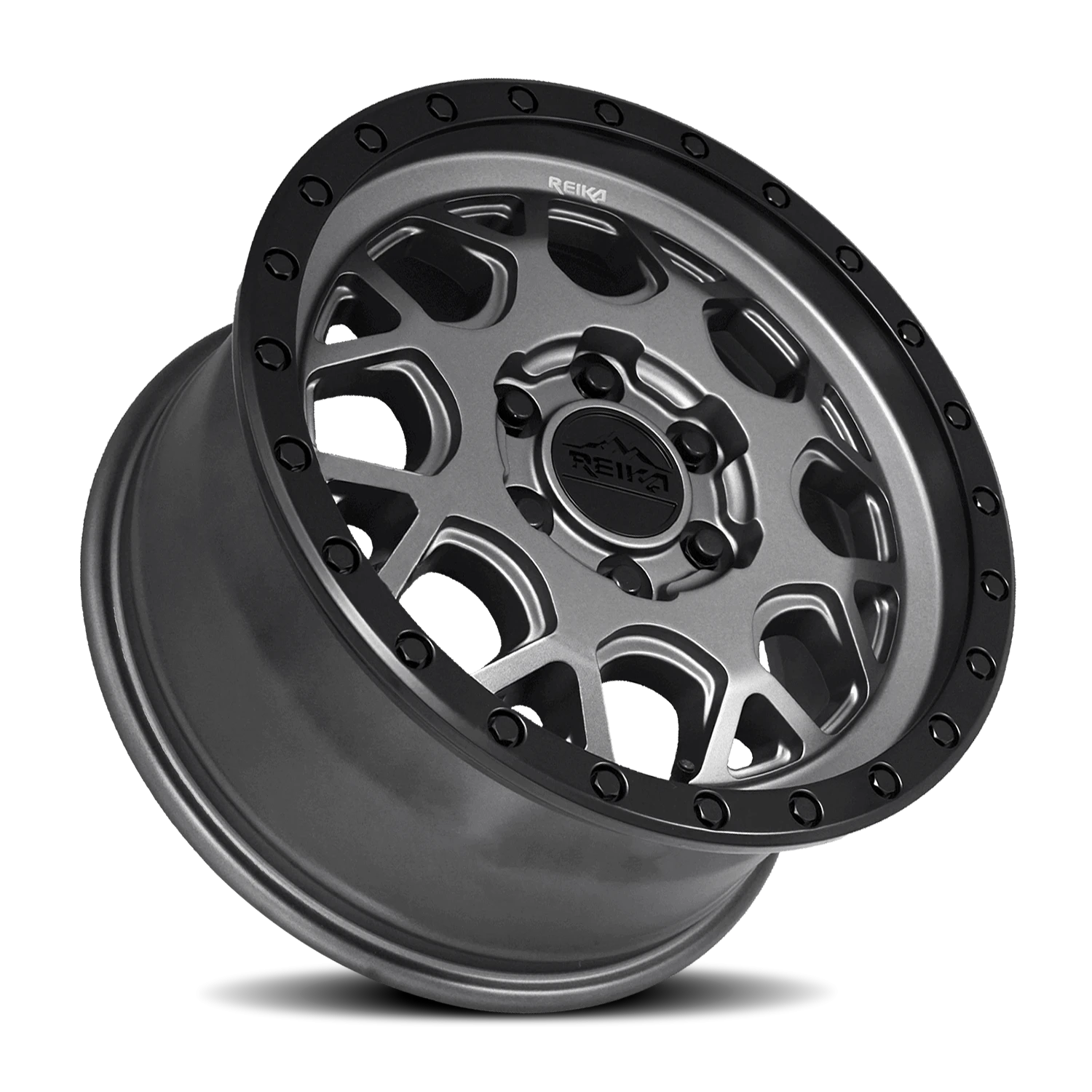 Reika R45 Gunmetal Grey 17x8 +89 6x205mm 161.1mm - Wheelwiz