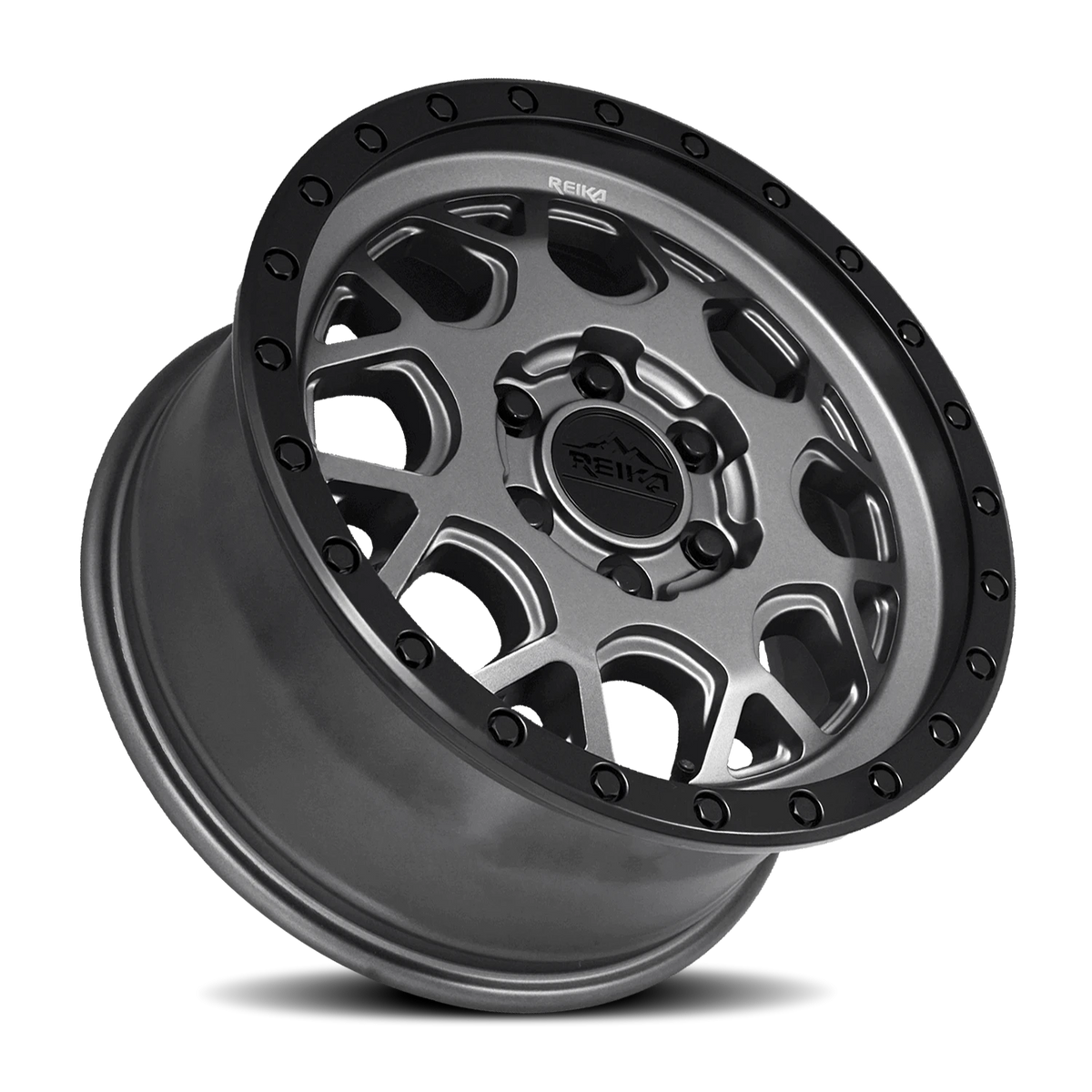 Reika R45 Gunmetal Grey 16x8 +72 6x180mm 138.9mm - Wheelwiz